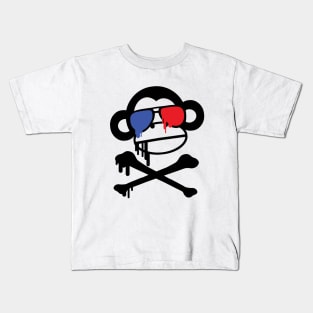 Monkey 3D Glasses Kids T-Shirt